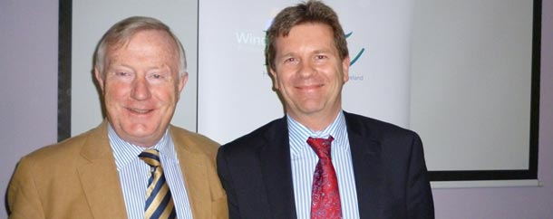 Denis Doherty, Past President, HMI and Gerard O'Callaghan, CEO, South Infirmary Victoria University Hospital