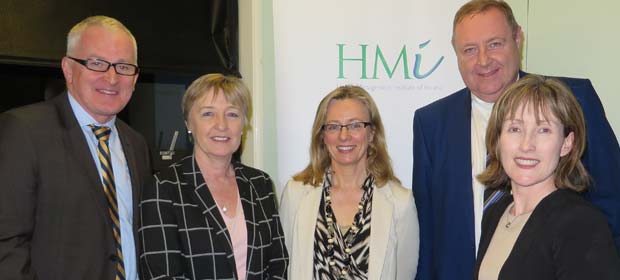 Mr Liam Duffy, CEO, Beaumont Hospital, Ms Joan Regan, Department of Health, Ms Fionnula Duffy, Department of Health, Mr Derek Greene, HMI President and Ms Anne-Marie O’Grady, HMI Council 